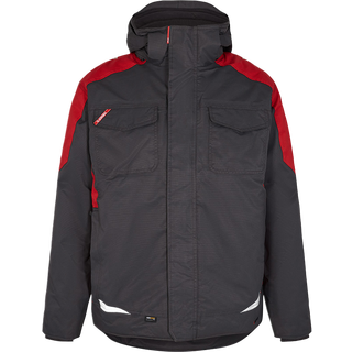 Engel 1410-354 Galaxy vinterjakke / Arbejdsjakke Antrazitgrå/Tomato Red M