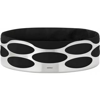 Stelton Embrace Brødkurv Steel/Black Ø23 cm