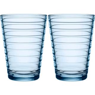 Iittala Aino Aalto Vandglas 33 cl. 2 stk, Aqua