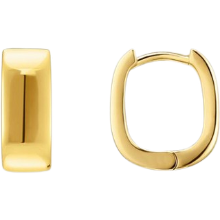 Thomas Sabo CR743-413-39 Bold - Vergoldete Creolen in eckiger Form 13,4 mm Damen