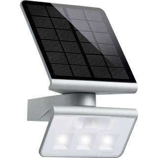 Steinel LED Vægbelysning XSolar L-S Sølv 150lm - 830 Varm Hvid | Solar - Bevægelses- Og Lyssensor