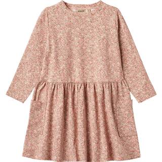 Wheat Bessie Jersey Kjole - Rose dust flower meadow