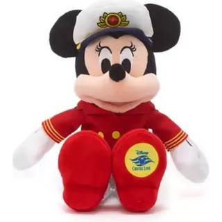 Disney Cruise Line Captain Minnie Mouse Small Soft Toy - Multicolored