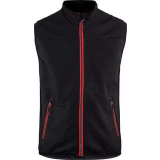 Blåkläder 3850 Softshell Vest / Softshell Vest - S - Sort/Rød