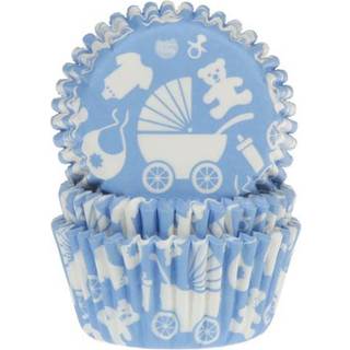 House of Marie - Muffinsforme Baby Blue, 50 stk.