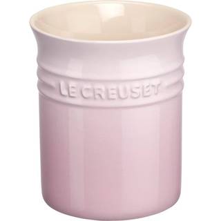 Le Creuset Signature stentøj bestik- og redskabskrukke Shell Pink