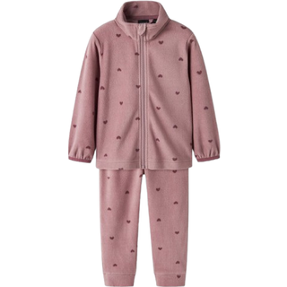 NAME IT Fleece Sæt Spektra Woodrose