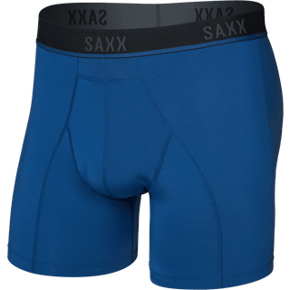 Saxx Kinetic Light-Compression Mesh Boxer Brief Syntetisk undertøj Herrer størrelse L farve blå
