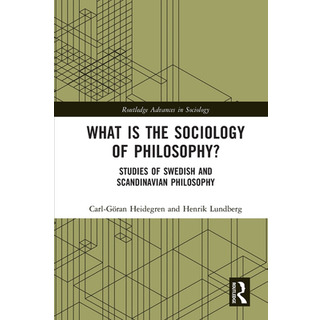 What is the Sociology of Philosophy?