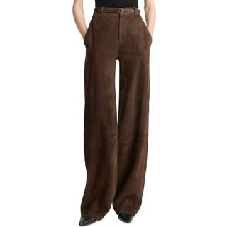 Vince Leather straight pants - brown - XL