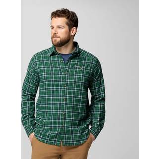 Columbia Cornell Woods Flannel Long Sleeve Shirt Skjorte Herrer størrelse L farve grøn