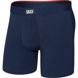 Saxx Vibe Xtra Boxer Brief Fly Syntetisk undertøj Herrer størrelse L farve blå
