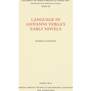Language in Giovanni Verga's Early Novels