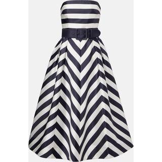 Rebecca Vallance Ariadne striped midi dress - blue - XL