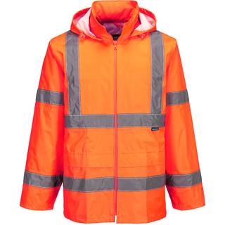 Hi-Vis Regnjakke - Orange (Størrelse: L)