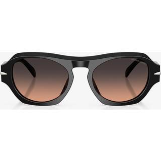 Michael Kors Mand MK2266U TORONTO 30050L Solbriller Acetat Sort Brun Geometrisk Normal Skygge