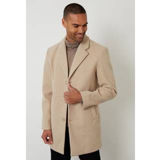 Threadbare Threadbare Imiteret Uld Overfrakke