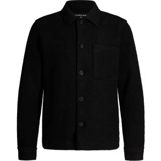 Strellson Herren Overshirt schwarz unifarben