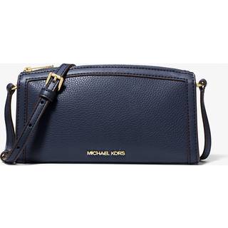 MK Jet Set Medium Pebbled Leather Crossbody Bag - Blue - Michael Kors - ONE SIZE