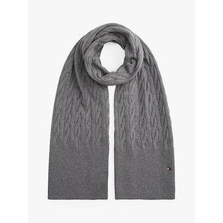 Hilfiger Flag Cable Knit Wool Blend Scarf