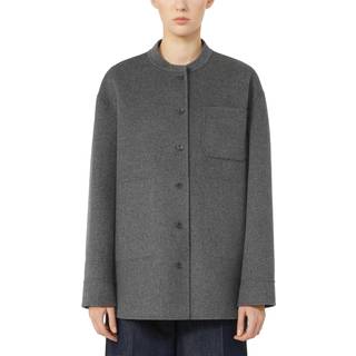 'S Max Mara Costanza virgin wool jacket - grey - M