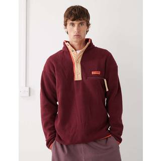 Columbia Helvetia II Half Snap Fleece Fleecesweatere Herrer størrelse XXL farve rød