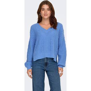 JDY Sigrid Life Striktrøje Blå - L