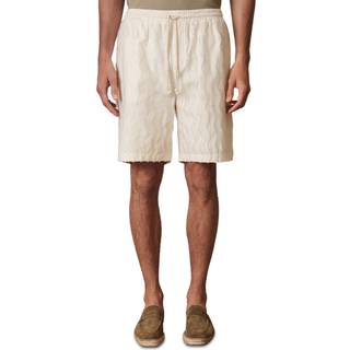 Reiss Reiss Off White Serra Reiss Ché Fringed-Wave Shorts - Large