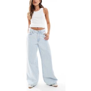 Ultra Wide Leg Jeans - Blue - 32RG