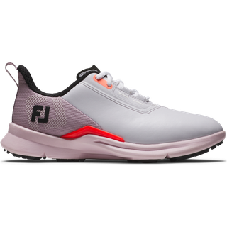 FootJoy Fuel (2025) Vandtætte Dame Golfsko Uden Spikes - White/Pink/Coral - Str. 42 Normal