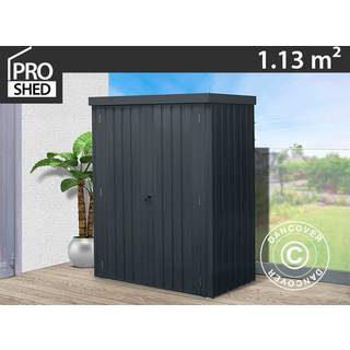 Redskabsskur Redskabsrum Haveskur, stålskab 1,4x0,81x1,8m, 1,13m², ProShed®, Antracit