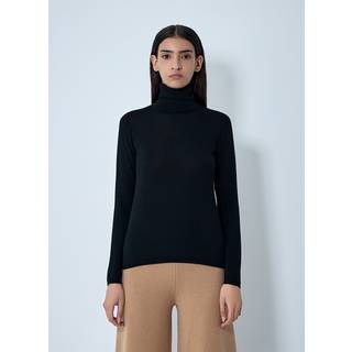 Max Mara Saluto virgin wool turtleneck sweater - black - L