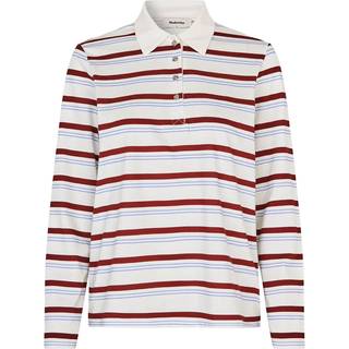 HellenMD Stripe Polo, Andorra Blue Stripe, S
