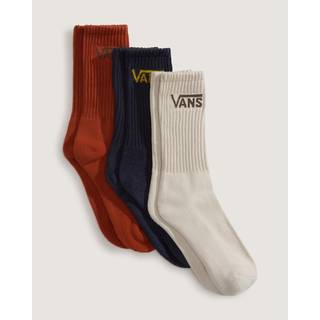 Vans - Classic Crew Socks (3 Pairs), Man, Blue, Size: L (42.5-47) - Blue - L (42.5-47)