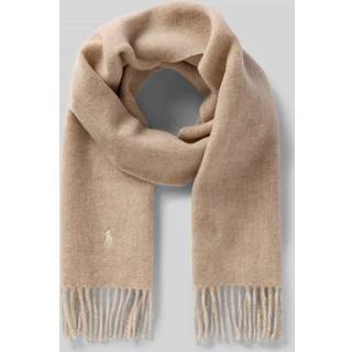 Polo Ralph Lauren Reversible Wool Scarf Taupe