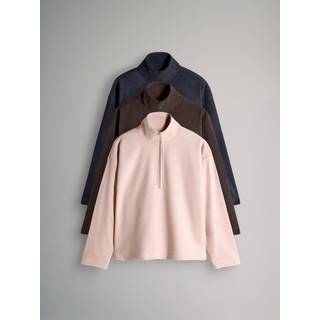 The Set The Set 3 Pakke Mikrofleece-trøjer med kvart lynlås