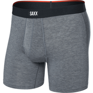 Saxx Vibe Xtra Boxer Brief Fly Syntetisk undertøj Herrer størrelse L farve grå