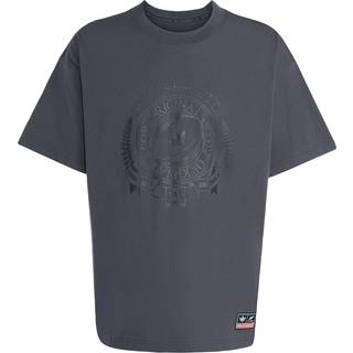 ADIDAS ORIGINALS & ALL BLACKS LØS PASFORM GRAFISK TEE FORÅR/SOMMER - Carbon - 2XL