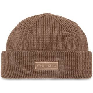 Patch Chunky Rib Docker Beanie, Walnut