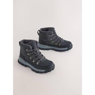 Next Grey Nylon Waterproof Lace-Up Walking Boots