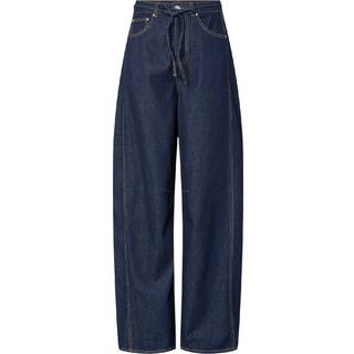 Pieces Bukser - Fenna - Dark Blue Denim