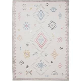 ATLAS Flerfarvet Vaskbart Tæppe - Rektangulær / 140x200 cm / Flerfarvet