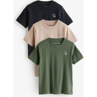 Abercrombie & Fitch Abercrombie & Fitch Green 3 Pack Short Sleeve T-Shirts