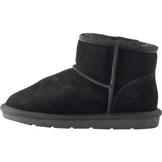 Next Black Standard Fit (F) Water Repellent Suede Short Pull-On Boots