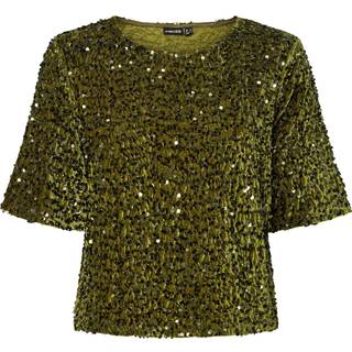 Pckam Paillet Bluse Med 2/4-ærmer