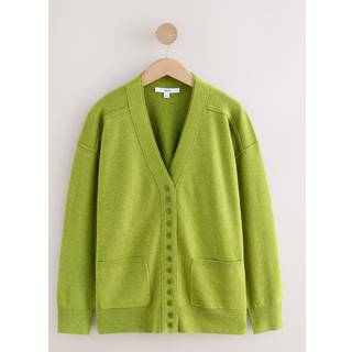 Next Green Supersoft V-Neck Cardigan With Pockets