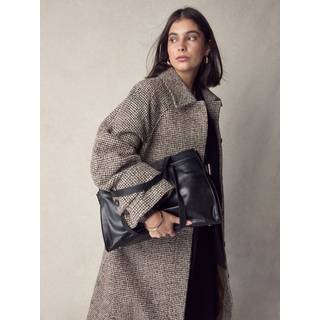 Next N. Premium stor læder mulepose