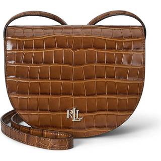 Lauren Ralph Lauren Witley Medium Crossover taske brun
