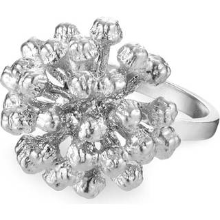 Flora Danica Dildblomst Statement ring i sølv - Str. 52