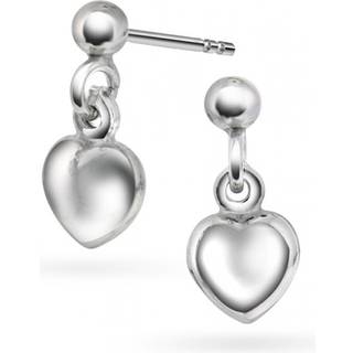Pia&Per Heart Øreringe Sølv 68655-02 - Pige - 925 Sterling Silver